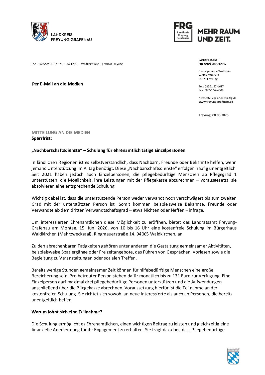 MM 2026-05-08 Nachbarschaftsdienste - Schulung für ehrenamtlich tätige Einzelpersonen